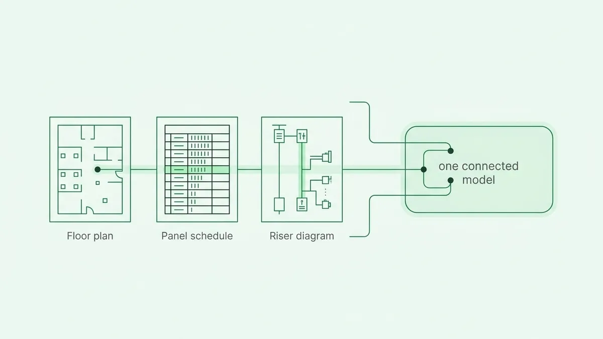 Why MEP coordination is actually a multi-page spatial reasoning problem